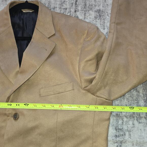 Luca Rossi Blazer Mens 40R Tan Camel Sport Coat Notch Lapel 3 Button Jacket - Picture 11 of 16